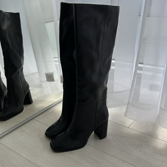 Call It Spring black knee high boot size 8 - Picture 2 of 4